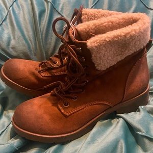 Target faux fur boots